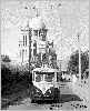 Eglise  N.D. d'Afrique : trolleybus