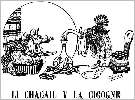 Dessin de Kaddour dans fables en sabir