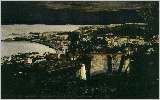 Vue gnrale depuis N.D. d'Afrique la nuit